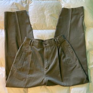 Vintage olive green Liz Claiborne jeans